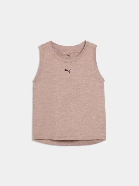 Майка спортивна PUMA Cloudspun Sleeveless Tank комбінований верх бежевий