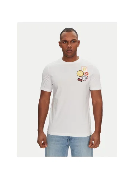 Puma Marškinėliai Graphics Icon Regular Fit balta