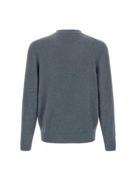 Sweter Brunello Cucinelli wełniany niebieski