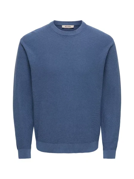 Only & Sons Pulover ONSTONY' albastru