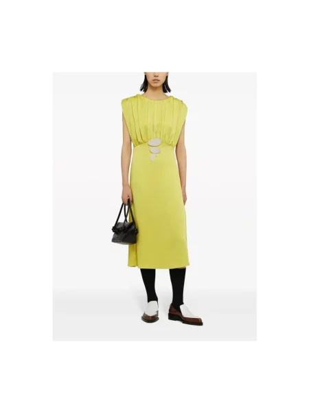 Sukienka Jil Sander żółta