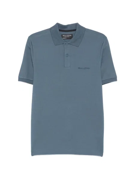 Tricou polo Marc O'polo cu broderie albastru