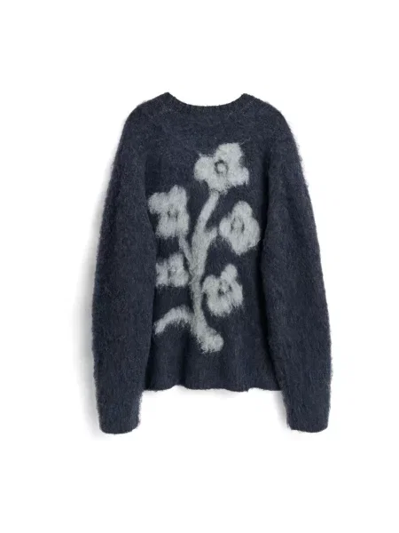 Sweter Soulland wełniany czarny