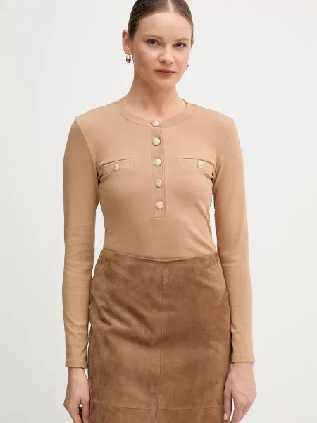 Tricou cu mânecă lungă Marc Aurel bej