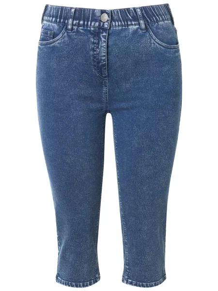 Ulla Popken Džínsy denim modrá