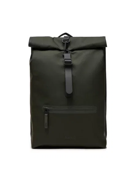 Batoh Rains Rucksack Rolltop W3 13 l green zelený