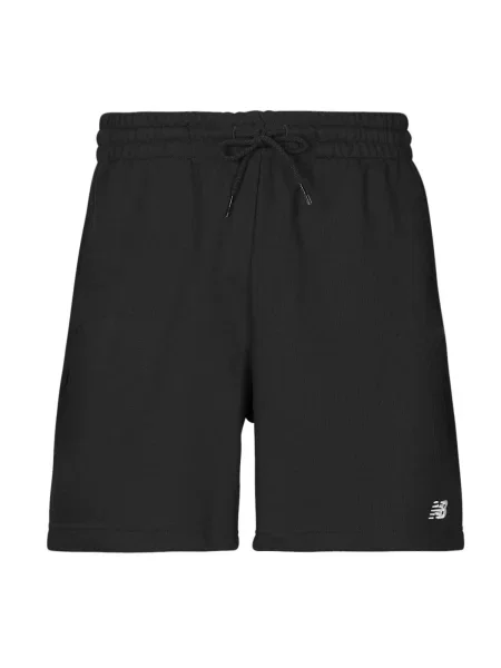 Rövid frottír rövidnadrág New Balance fekete
