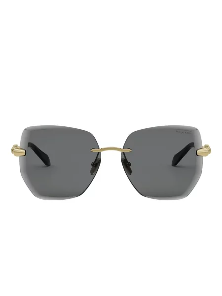 Ochelari de soare Bvlgari cu imprimeu geometric negru
