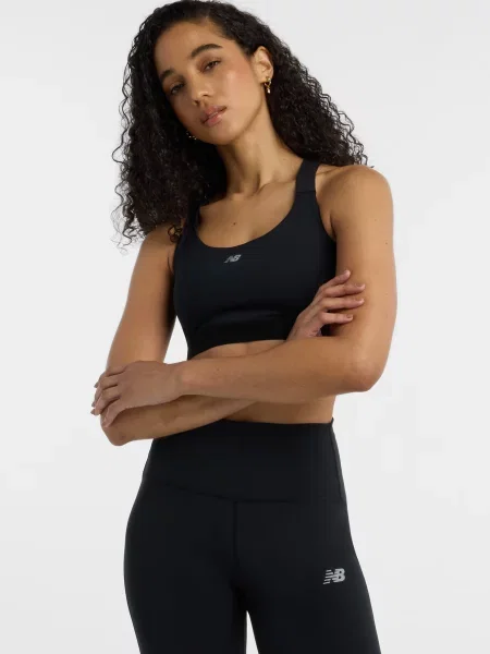 Спортивний топ New Balance чорний