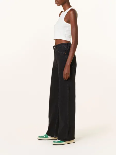 Levi's® Wide Leg Džíny Ribcage 01 blacks