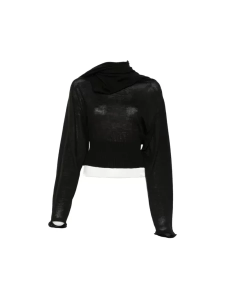 Sweter z golfem Rick Owens czarny