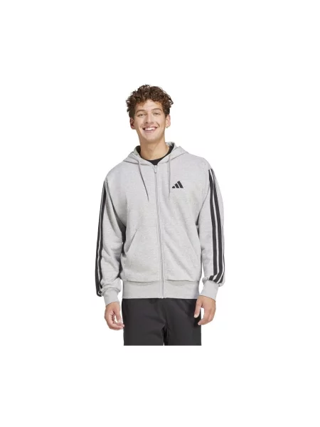 Prugasta frotir vesta Adidas siva