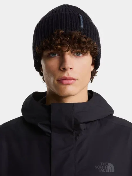 Шерстяная шапка The North Face черная