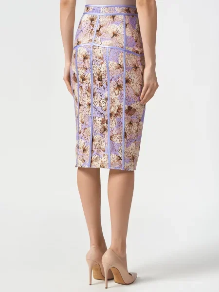 Юбка Elisabetta Franchi фиолетовая