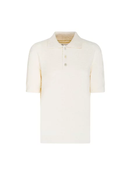 Bukiecik koszulka polo Maison Margiela biała