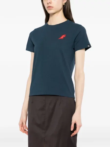 Marškinėliai Sport B. By Agnès B. su kristalais mėlyna