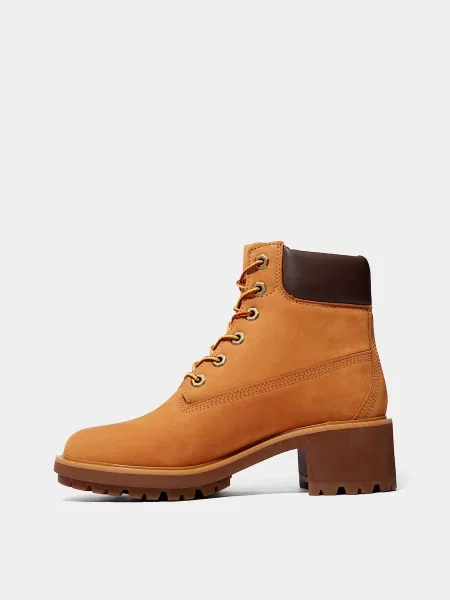 Кожаные ботинки Timberland желтые