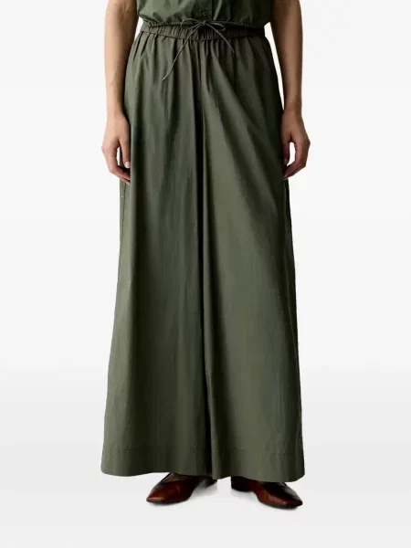 Pantaloni palazzo Benetton verde