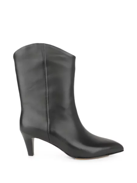 Botine Linda Baumann din piele negru