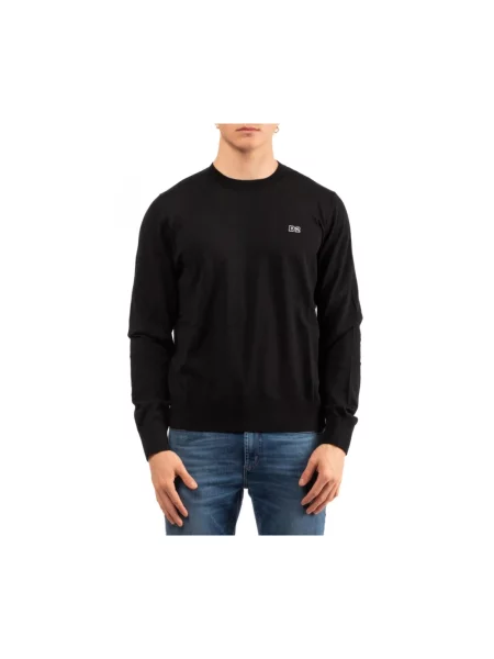 Sweter Dsquared2 z logo czarny