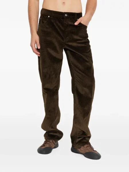 Pantaloni Loewe de catifea cord maro