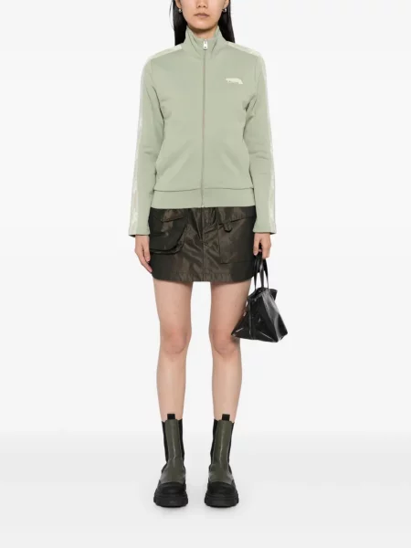 Geacă Maison Kitsune cu dungi verde