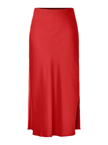 YAS Fustă YASPELLA intens roșu