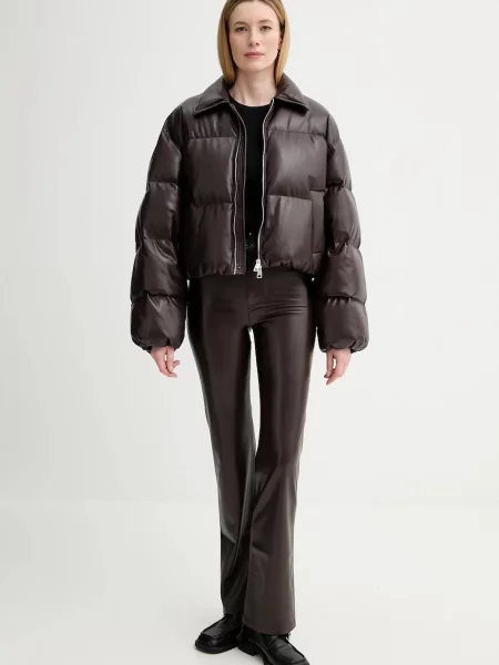 Nanushka kurtka zimowa brązowy