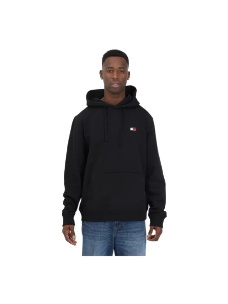 Bluza Tommy Jeans Reg Badge Hoodie Black M czarne