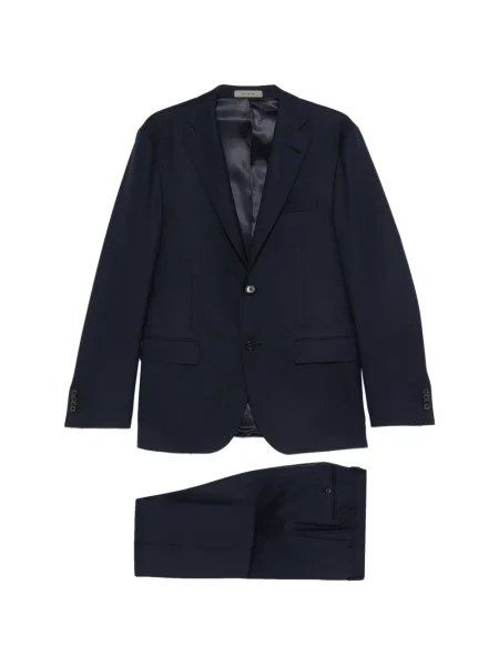 Costum Corneliani de costum cu un singur rând de nasturi albastru