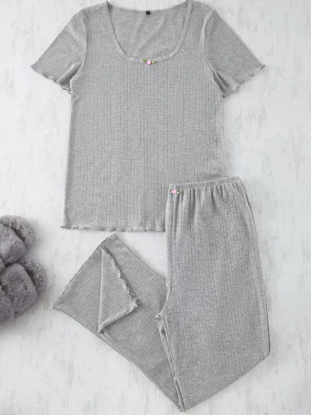 Pijama pijamale Trendyol gri