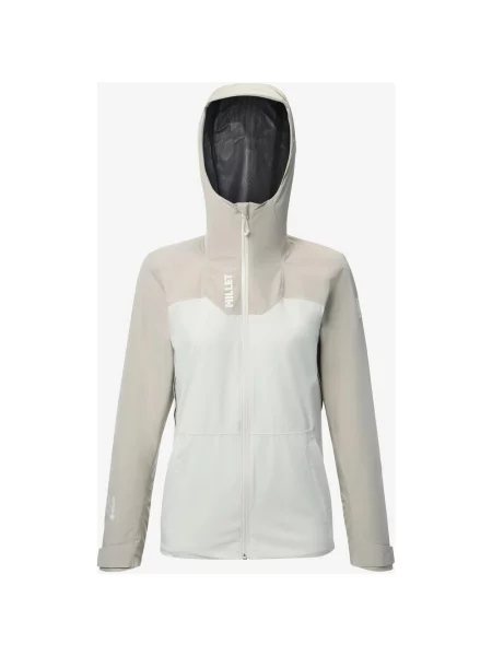 Kurtka z kapturem Millet Ubic 2L GORE-TEX beżowy S biały