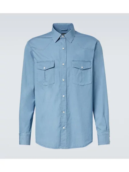 Košile Zegna modrá
