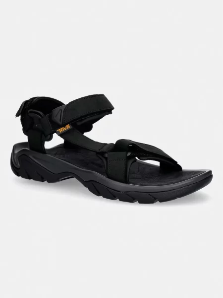 Teva sandály nubukové Terra Fi 5 Universal Leather černé