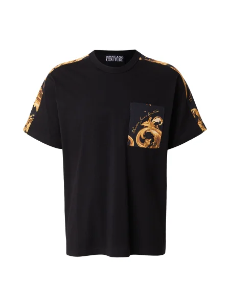 Versace Jeans Couture Tricou bej / maro negru