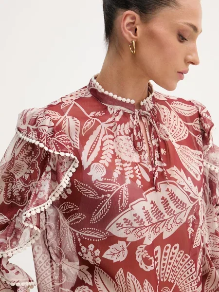 OUI блузка із рюшами