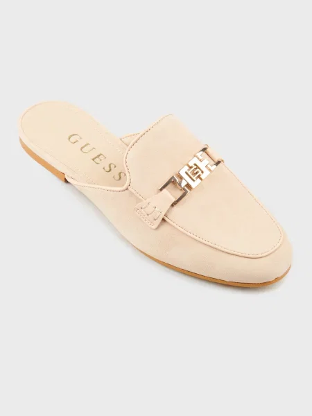 Шлепанцы Guess бежевые