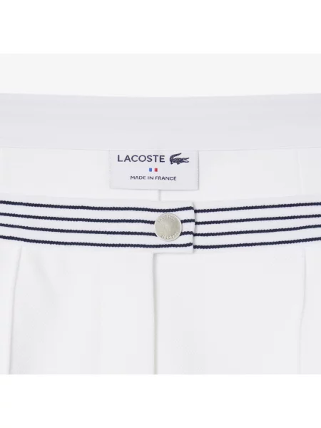 Lacoste Organiczne Szorty białe