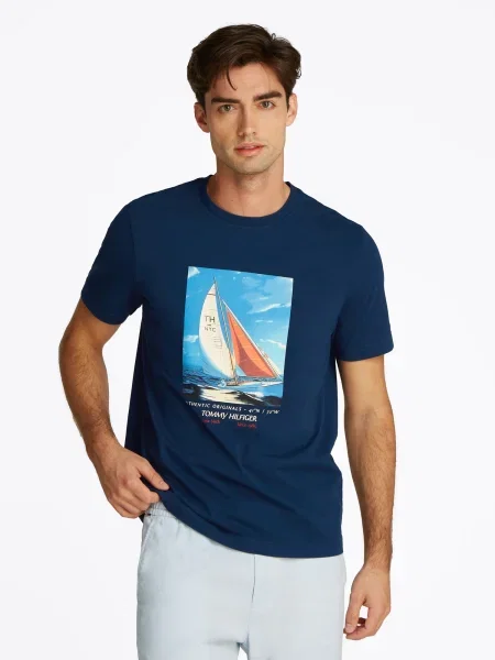Majica Tommy Hilfiger modra