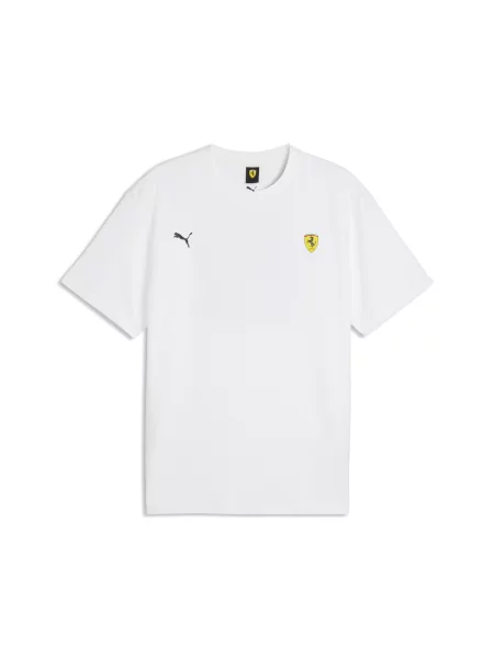 PUMA koszulka Scuderia Ferrari Miami o kroju oversize Akcesoria S biały