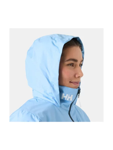 Geacă Helly Hansen cu glugă albastru