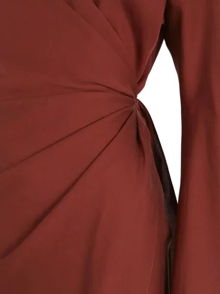 Rochie maxi Cortana plic maro