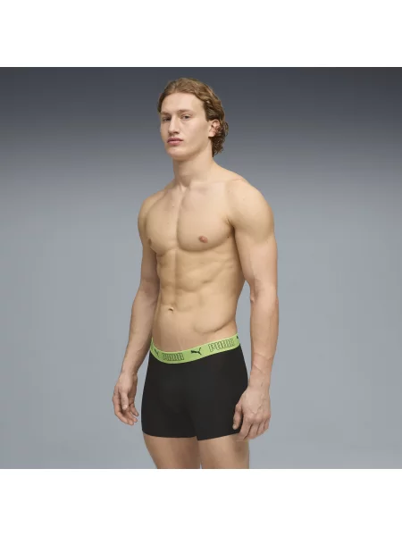 Bokserki z mikrofibry PUMA Sport dwupak Odzież 4 czarny