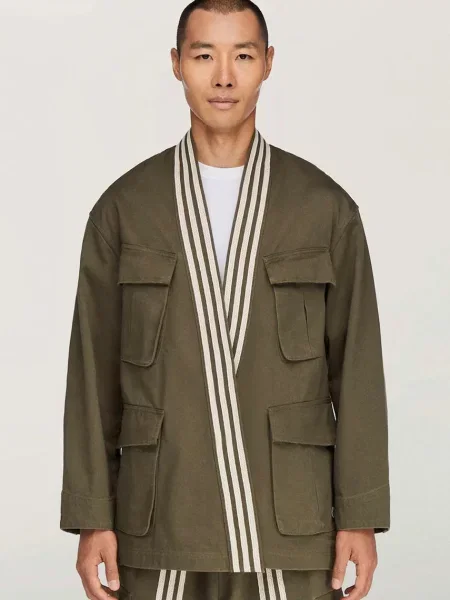 Adidas Originals Clot x Edison Chen μπουφάν Ανδρικό ελιά
