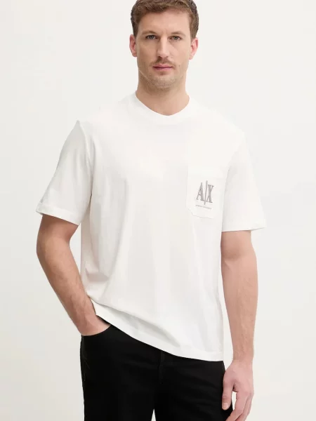 Armani Exchange férfi póló bézs