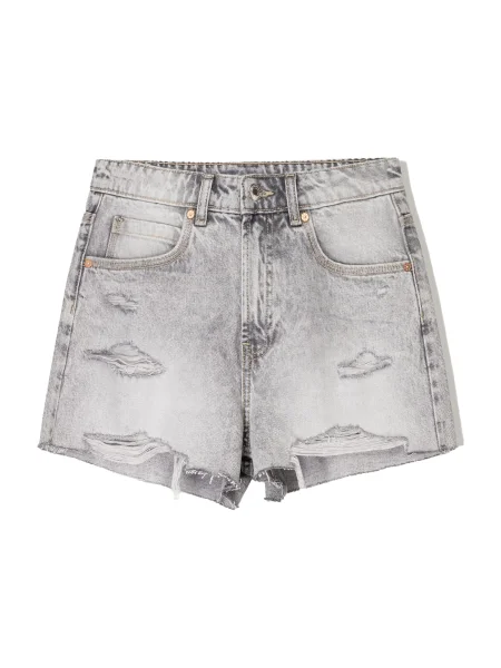 Bershka Jeans deschis gri