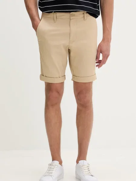 Tommy Jeans šortky s béžové