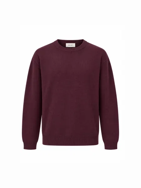 TRAPP Pulover burgundy roșu