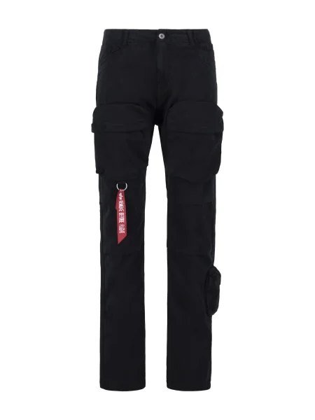 ALPHA INDUSTRIES Pantaloni cu Tactical' negru