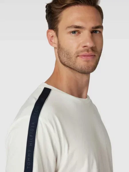 T-shirt z okrągłym dekoltem Tommy Hilfiger biała